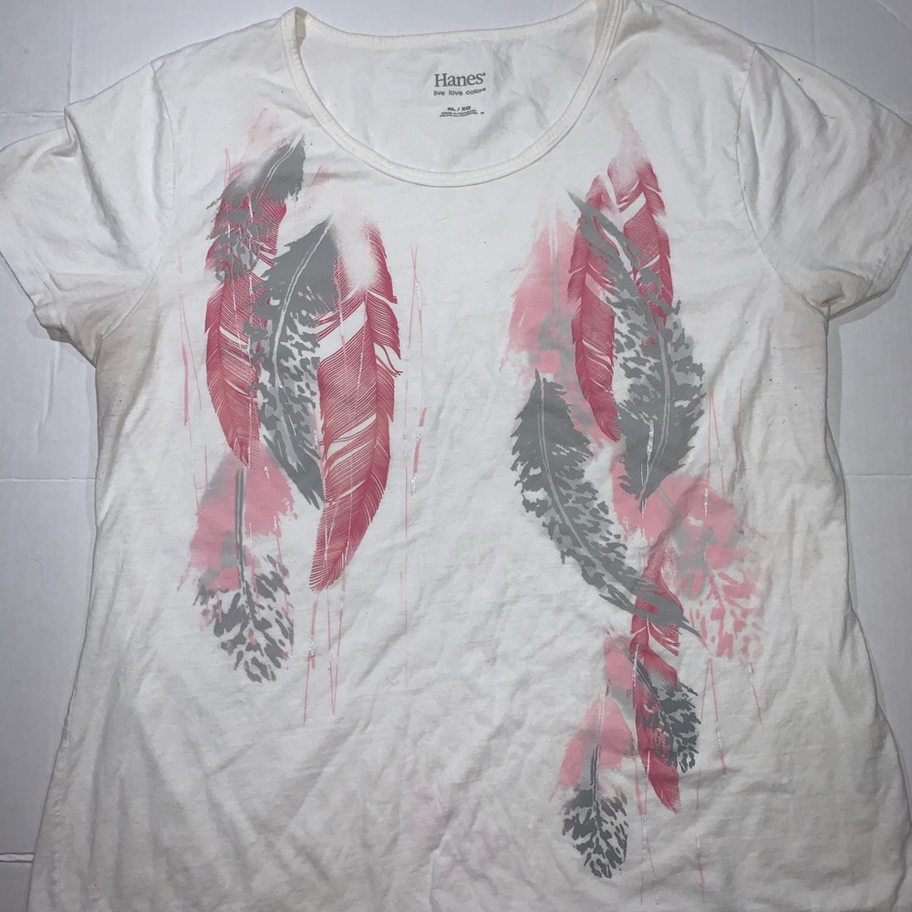 XL Hanes Comfy Feather Tee